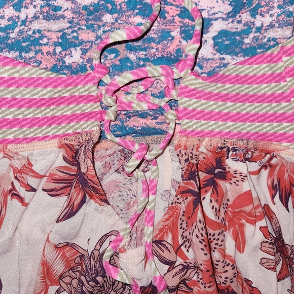 Maaji Forever Red Floral Cross Back Maxi Dress - Picture 6 of 6